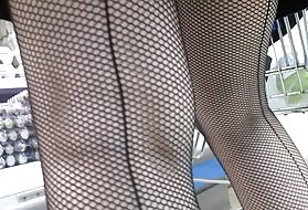 Seamed fishnets чорапи на пазарот порно тато ќерка во кујната